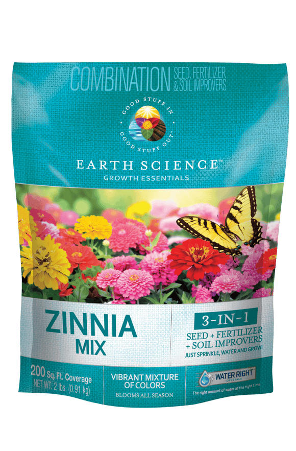 Earth Science Earth Science All-In-One Zinnia Wildflower Seed Mix (2 lbs)
