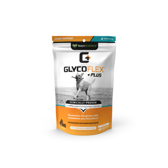 VetriScience GlycoFlex® Plus Hip & Joint Supplement for Dogs Chew Duck Flavor