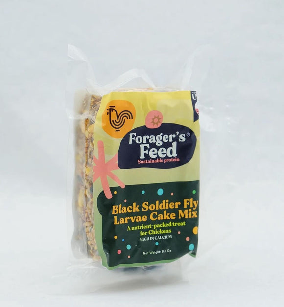 Forager's Feed Black Soldier Fly Larvae Cake Mix 8oz