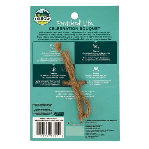 Oxbow Animal Health Enriched Life - Celebration Boquet (1  Count)