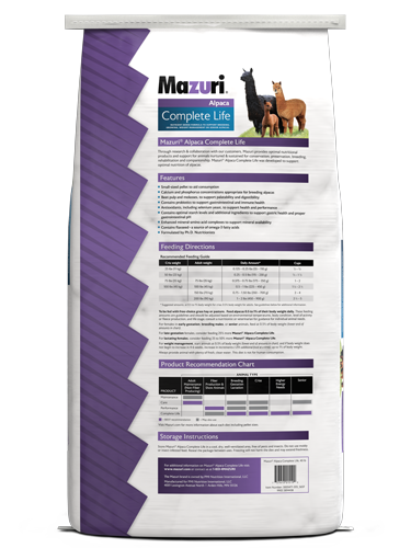 MAZURI® ALPACA COMPLETE LIFE (40 lbs)