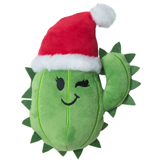 Snugarooz Holiday Cactus With Santa Hat