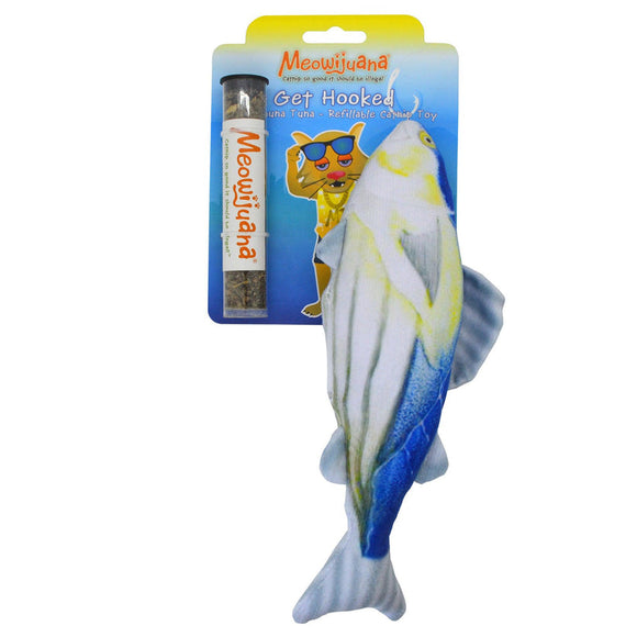 Meowijuana Get Hooked! Refillable Big Kahuna Tuna Cat Toys