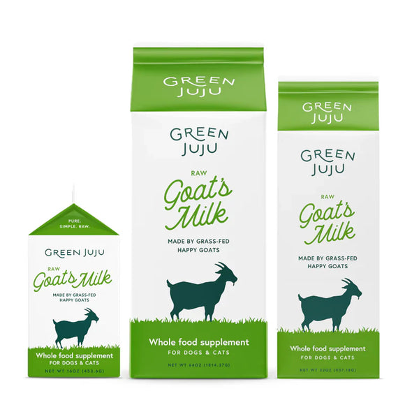 Green Juju Frozen Raw Goat Milk (64 oz)