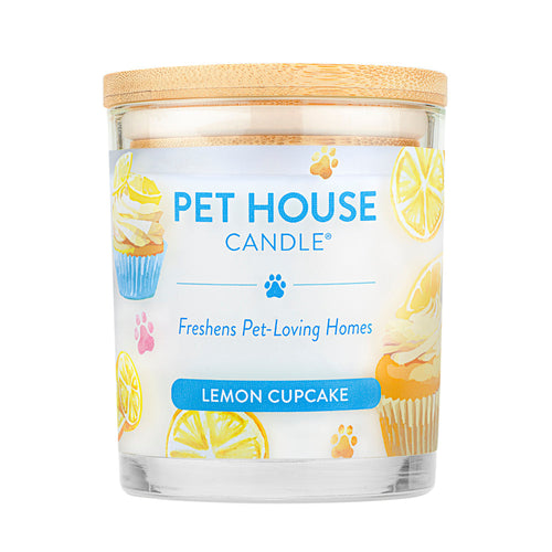 Pet House Lemon Cupcake Candle (9 oz)