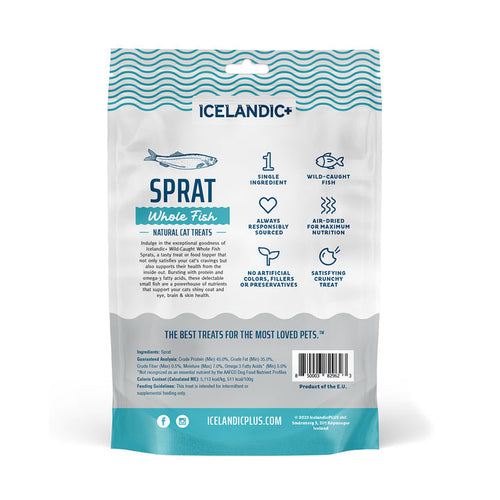 Icelandic+ Sprat Whole Fish Cat Treats (0.85 oz)