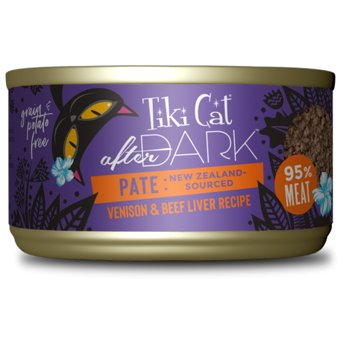 Tiki Cat After Dark Venison Beef Pate 3oz*