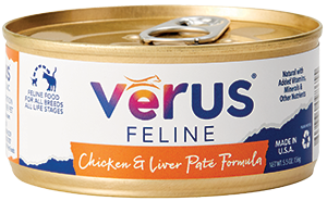 VēRUS Feline Chicken & Liver Pate Formula (5.5-oz, 24 Pack)