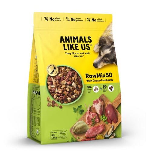 Animals Like Us RawMix50™ with Grass-Fed Lamb for Dogs