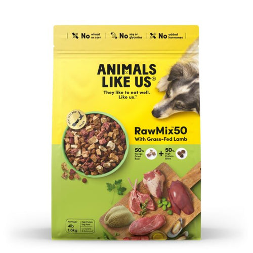 Animals Like Us RawMix50™ with Grass-Fed Lamb for Dogs