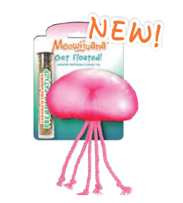 Meowijuana Get Floated! Jellyfish Cat Toy (1 Count)