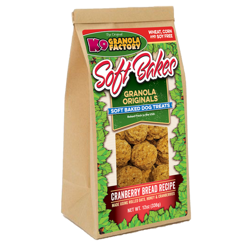 K9 Granola Factory Soft Bakes, Cranberry Bread Recipe Dog Treats