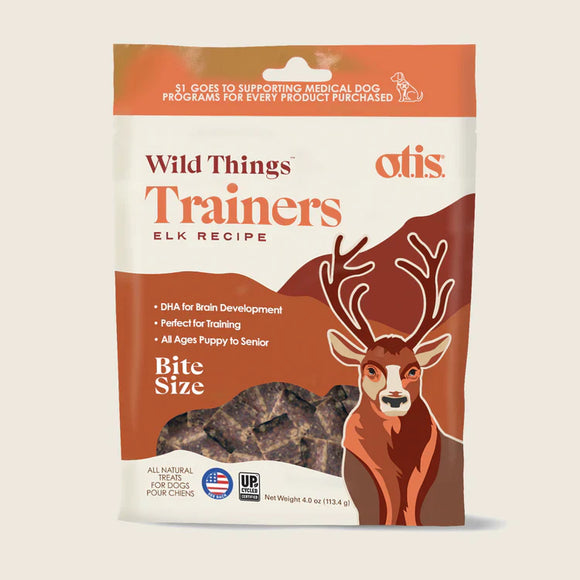 Otis Wild Things Trainers Elk Recipe Dog Treats (4 oz)