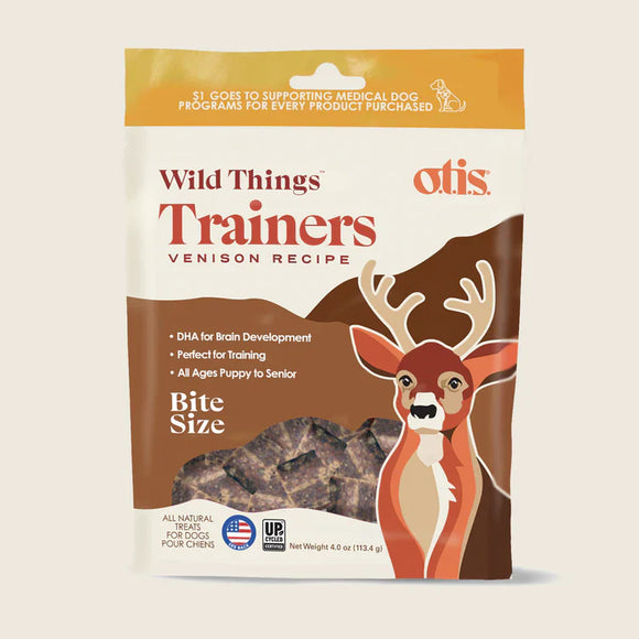 Otis Wild Things Trainers Venison Recipe Dog Treats (4 oz)