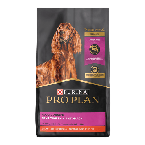 Purina Pro Plan Adult Sensitive Skin & Stomach Salmon & Rice Formula Dry Dog Food