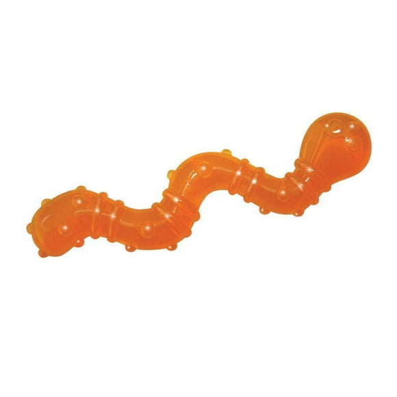 PETSTAGES ORKAKAT CATNIP WIGGLE WORM (ORANGE)