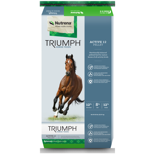 Nutrena® Triumph® 12% Active Pelleted Horse Feed