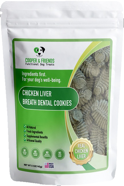 Cooper & Friends Chicken Liver Breath Dental Cookies