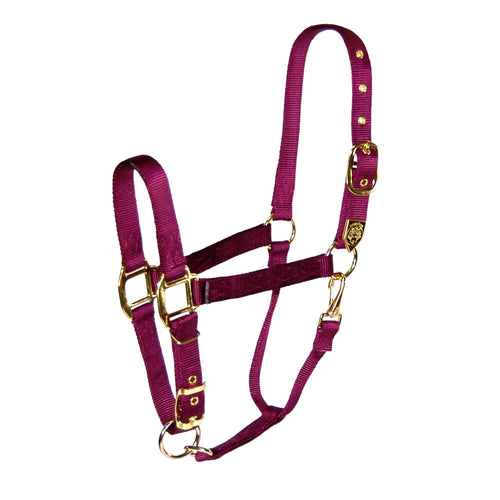 Hamilton Deluxe Nylon Halters with Adjustable Chin Strap and Panic Snap