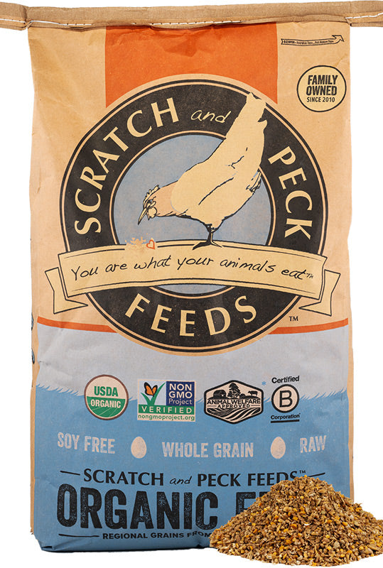 Scratch and Peck Feeds Naturally Free Organic Starter Feed For Chickens & Ducks
