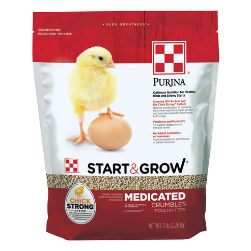 Purina® Start & Grow® Medicated Chick Food