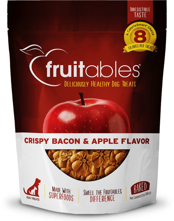 Fruitables Healthy Dog Treats: Crispy Bacon & Apple