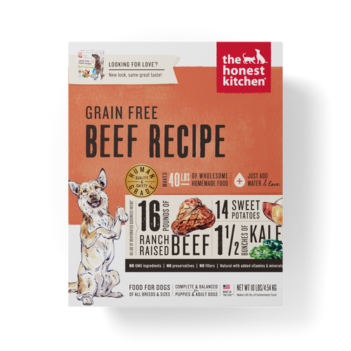 The Honest Kitchen LOVE Grain Free Beef All Life Stages Dog Food