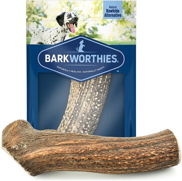 Barkworthies Whole Elk Antler Dog Chew for Extra Large Dogs