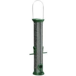15-Inch Forest Green Mixed Seed Feeder
