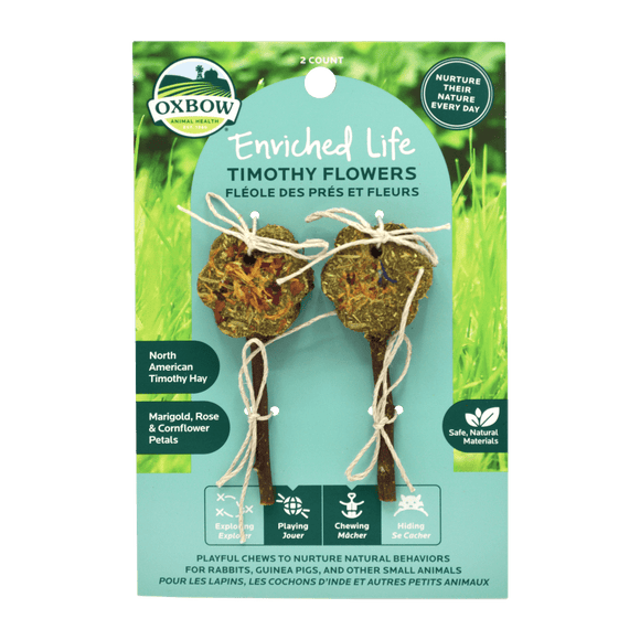 Oxbow Enriched Life – Timothy Flowers (2 count - 0.05 lb)