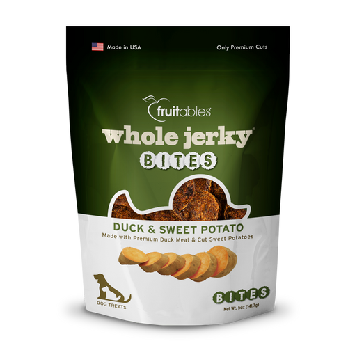 Fruitables Whole Jerky Bites Duck & Sweet Potato (5-oz)
