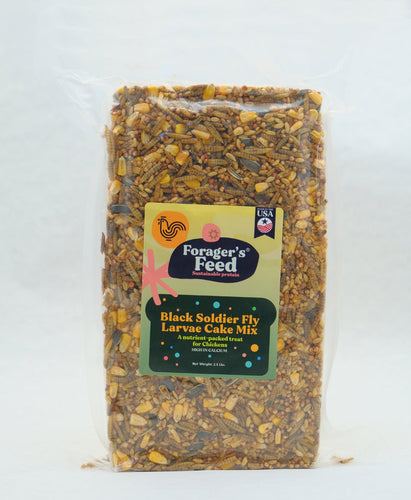 Forager's Feed Black Solider Fly Larvae Cake Mix