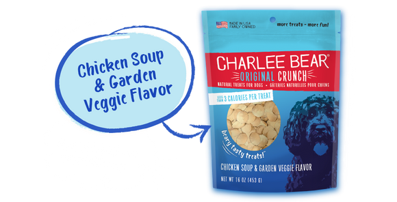 Charlee Bear Original Crunch Chicken Soup & Garden Veggie Flavor