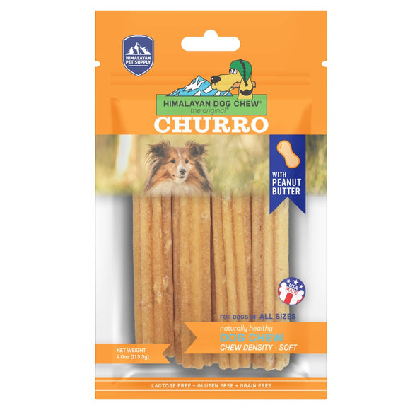 Himalayan Pet Supply Churro – Peanut Butter Dog Chew