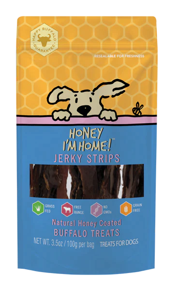 All American Pets Honey I'm Home JERKY STRIPS