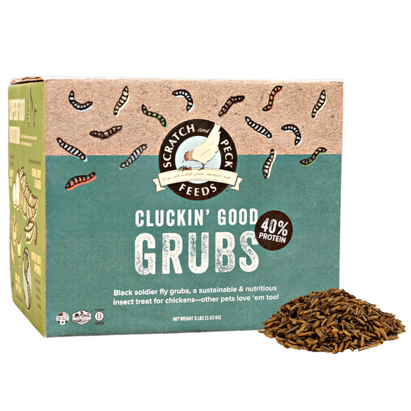 Scratch and Peck Feeds Cluckin’ Good Grubs