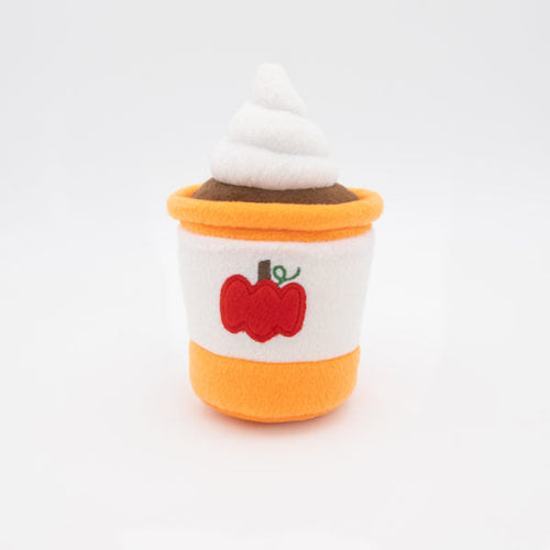ZippyPaws NomNomz® - Pumpkin Spice Latte Dog Toy (8 x 4.5 x 4.5 in)
