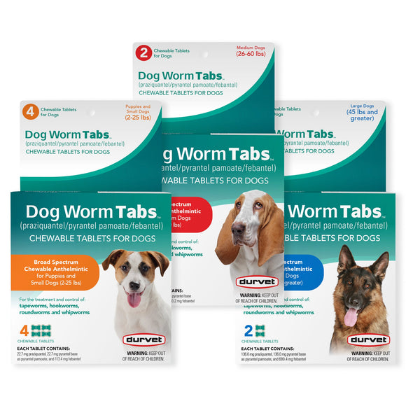 Durvet Dog Worm Tabs