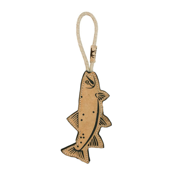 Tall Tails Natural Leather Trout Tug Toy