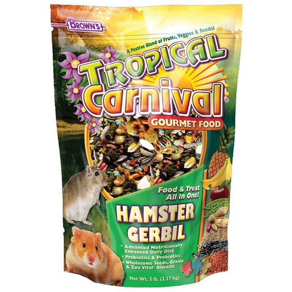 TROPICAL CARNIVAL GOURMET HAMSTER & GERBIL FOOD