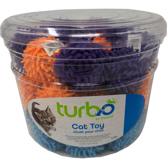 TURBO MOP BALLS CAT TOY CANISTER