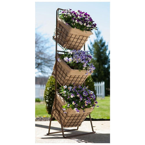 3 TIER HARVEST BASKETS PLANTER STAND