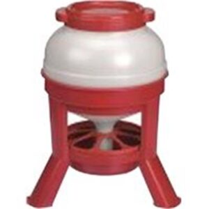 DOME POULTRY FEEDER RED 35LB