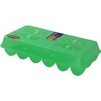 EGG CARTON PLASTIC 18EGG GREEN