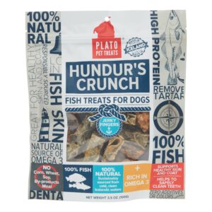 PLATO HUNDR JERKY FNGR 3.5OZ