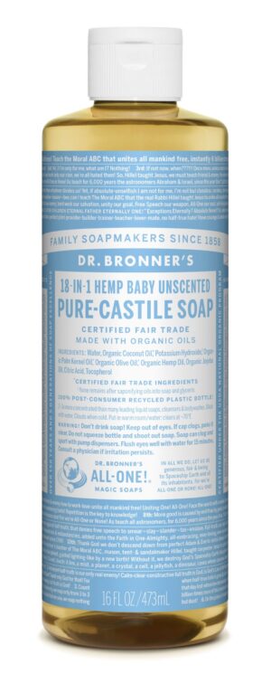 CASTILE SOAP UNSCENTEF 16OZ