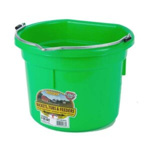 BUCKET FLATBACK 8QT LIME GRN LG