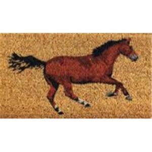 WELCOME MAT GALLOP HORSE
