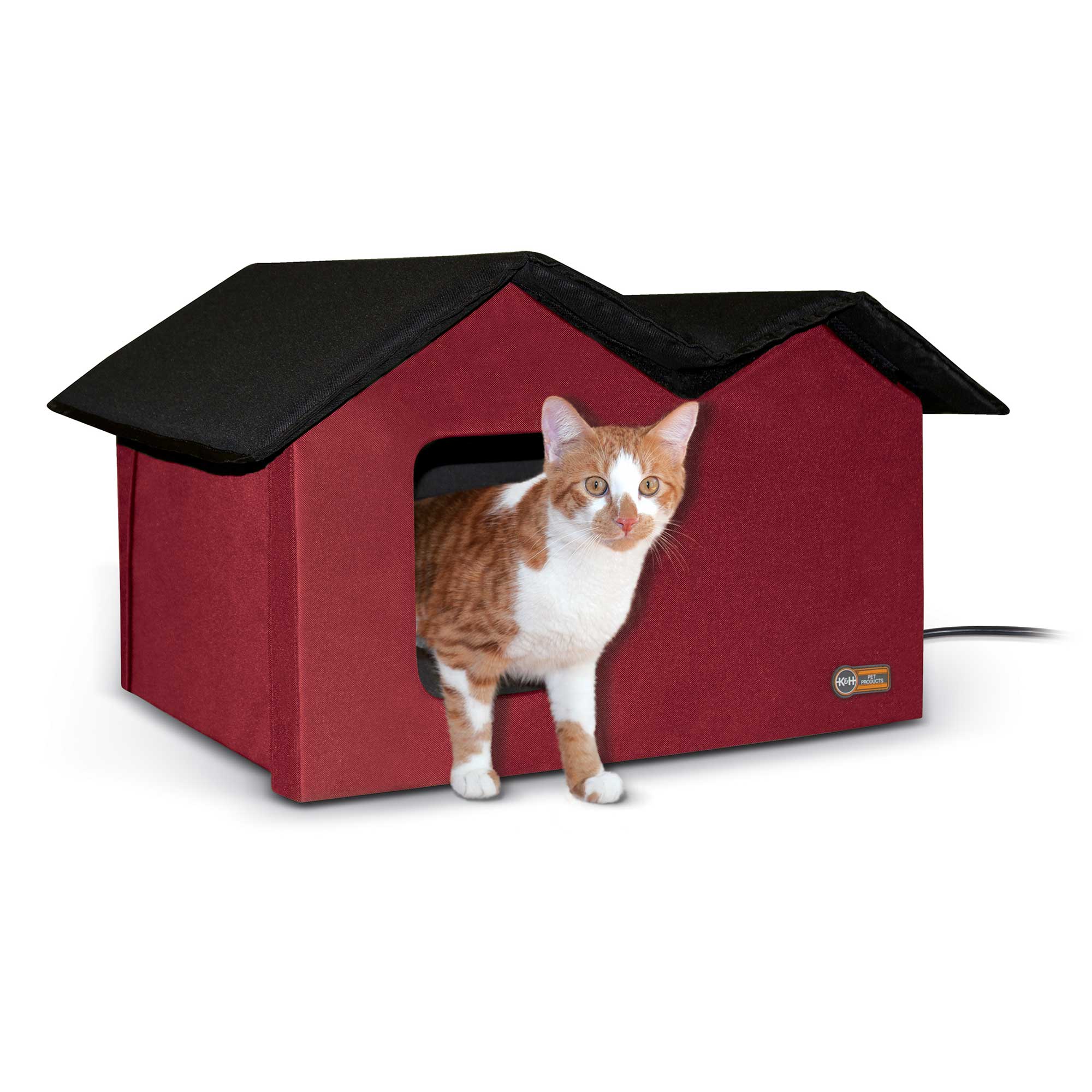 K&H HEATED KITTY MULTI HOME RED