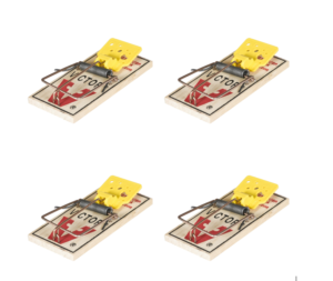 EASY SET MOUSE TRAP 2PK WOOD